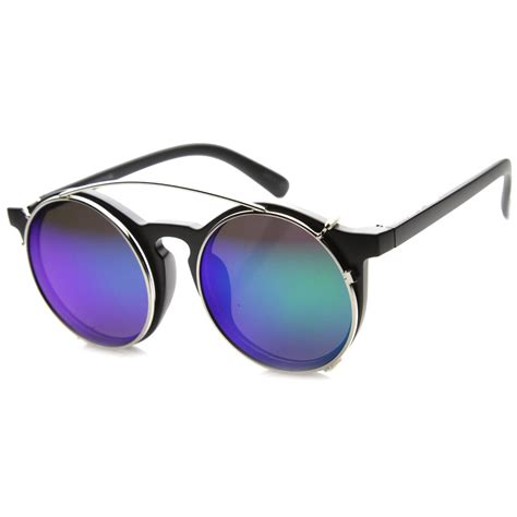 round polarized clip on sunglasses|mirrored clip on polarized sunglasses.